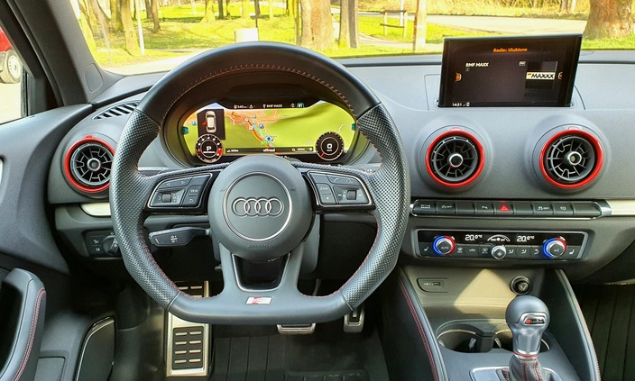 Audi S3 cena 155000 przebieg: 49200, rok produkcji 2018 z Myślenice małe 529